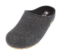 Haflinger Michel, Unisex Adults’ Unlined low house shoes, Grey (graphit 377), 6.5 UK (40 EU)