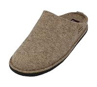 Haflinger Open Back Slippers, Flair Soft Unisex Adults’, Beige, 6 UK