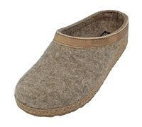 Haflinger Open Back Slippers, Grizzly Torben Unisex Adults’, Beige, 7 UK