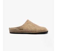Haflinger SOFT Womens Wool Slippers Taupe - UK 4