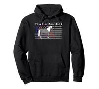 Haflinger The Avelignese Horse American Flag Pullover Hoodie