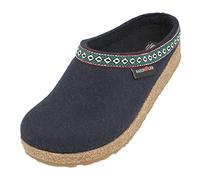 Haflinger Unisex GZ Clog, Blue - Blau (mittelblau 70), 41 EU