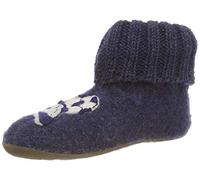 Haflinger Unisex Kids Poldi Everest-hüttenschuh Hi-Top Slippers, Blue (Jeans 72), 6 UK