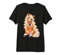 Haflinger with Heart | Cute Haffie with Heart Symbol Premium T-Shirt