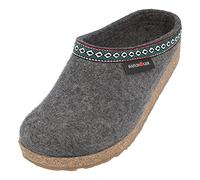 HAFLINGER Women's Gz Classic Grizzly Slippers, Grey, 7 UK
