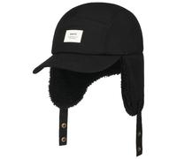 Barts Hafnar Cap Men - Winter Baseball Ear Flaps with Peak, Closed Back Autumn-Winter Autumn - One Size Black
