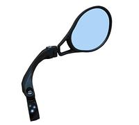 Hafny E13 Approved E-Bike Mirror, Large Surface Handlebar Bike Mirror, HD Automotive Grade Glass Bicycle Mirror, Safe Blast-Resistance Cycling Mirror (HF-M901RB-FR01) (Blue Right)
