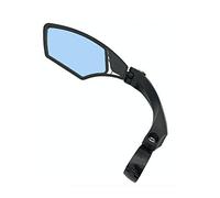 Hafny NEW Handlebar Bike Mirror, HD,Blast-resistant, E-bike Mirror, Glass Lens, HF-MR095 (Anti-glare Blue Left)
