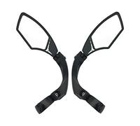 Hafny New Handlebar Bike Mirror, HD Blast-Resistant, Safe Crystal Clear Glass Mirror, Adjustable Rotatable Bicycle Mirror, Rearview Mirror for Bicycle, HF-MR095