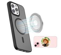 HAFOKO 2.2" Magnetic Selfie Mirror for Back Camera Compatible for iPhone 16 15 14 13 12 Pro Max Plus Magnetic Round Slim Cell Phone Convex Mirror for Smartphones Vlog