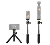 HAFOKO Osmo Pocket 3 Desktop Camera Tripod Extendable Mini Selfie Stick Phone Tripod Vlog Travel with 360° Ball compatible for Insta 360 X5/X4/X3 Go3 3s/Webcam