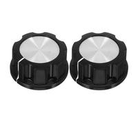 HAFRILY 2Pcs Air Fryer Replacement Knob 6mm Shaft Hole Potentiometer D Type Shaft Knobs for Air Fryer Barbecue Grill and Stove Kitchen Appliance Accessories