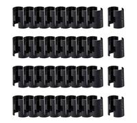 HAFRILY 50Pcs Wire Shelf Clips 1 Inch Wire Shelving Lock Clips Replacements for Thunder Group, Alera, Honey Can Do, Eagle, Metro and More