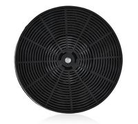 HAFRILY Carbon Charcoal Filter, 173mm x 24mm PP Plastic & Activated Carbon Replacement for CDA Cooker Hood Filters, Charcoal Filter for Hoods, Grease & Odor Absorbing, 1 Pack