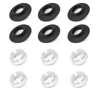 HAFRILY Flush Valve Seal & Clips for Ideal Standard Flush Valve Seal SV01967 Flush Valve Seal Leak Proof Silicone Toilet Seal Kit (6Pcs)