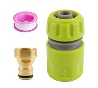 HAFRILY Garden Hose Tap Connector Universal Tap Connector 22mm Female 24mm Male Threaded Mixer Tap Hose Connector for Garden Outdoor