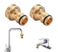HAFRILY Hose connection: the hose adapter has a durable thread, multiple disassembly of the connection, wear resistance and a long service life