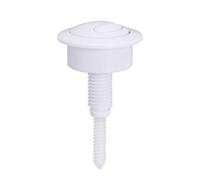 HAFRILY Toilet Flush Button Adjustable Toilet Push Button Flush Replacement, Dual Flush Toilet Push Button for Twyford Optima 49, 39-42mm (White)