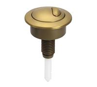 HAFRILY Toilet Flush Button Adjustable Toilet Push Button Flush Replacement, Dual Flush Toilet Push Button for Twyford Optima 49, 39-42mm (Gold)