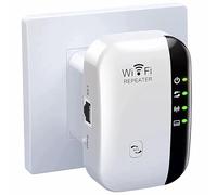 HAFSI Latest 2025 WIFI Extender Booster, 5G Router, Internet Booster, Mesh System, Powerline Extender, VPN Router, Coverage Up to 3000 Sq. Ft, 2.4GHz, LAN Port, UK Plug.