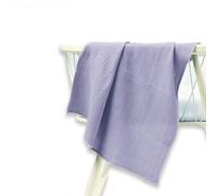 HAFY BABY Muslin Swaddle Blankets for Newborns, 4 Layer (1 Pack), 110x80 cm, Purple, Baby Skin-Friendly, Soft and Breathable,%100 Organic Cotton, Girls & Boy Essentials, Oeko-tex100