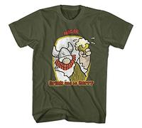 Hagar The Horrible - Mens Drink and Be Merry T-Shirt, X-Large, Military Green