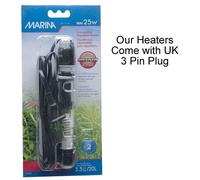 Marina Submersible Pre-Set Heater Mini 15cm (25w)
