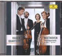 Hagen Quartett - Beethoven : Streichquartette Op.18 Nr. 1 & Op.59 Nr. 1