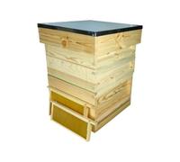 Hagens Beekeeping Na200 National Complete Hive Kit With Frames & Premium Wax Foundation - Pine