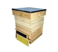 Hagens Beekeeping Na203 Flat Packed National Complete Hive Kit With Frames & Plastic Foundation - Pine