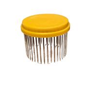 Hagens Beekeeping Qr16310 Queen Isolator Crown Of Thorns For Beekeeping - Set Of 10 Yellow