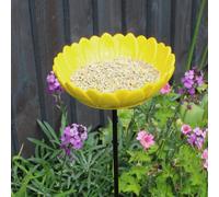 Hagens Birds Ceramic Sunflower Wild Bird Feeder