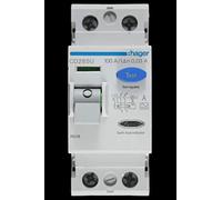 Hager 100 AMP 30mA DOUBLE POLE RCCB CD285U 161503