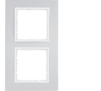 Hager 10126914 Wall Plate and Switch Cover Aluminium Aluminium Aluminium 90 mm 161 mm