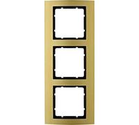 Hager 10133016 Wall Plate and Switch Cover Gold - Wall Plates and Switch Covers (Gold, Aluminium, 90.7 mm, 223.1 mm)
