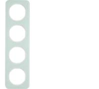 Hager 10142109 Light Switch White Glass - Light Switches (White, Glass, 294.2 mm, 81.2 mm, 1 Piece(s))