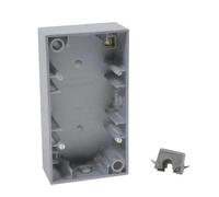 Hager 10429939 Wall Plate/Switch Cover Aluminium - Wall Plates & Switch Covers (Aluminium)