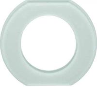 Hager 109309 Frame - 1E interm. Glass transp. Glas, Polar White