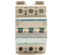 HAGER 16 AMP 16A CURVE C 10kA TRIPLE POLE MCB CIRCUIT BREAKER NCN316A 461582