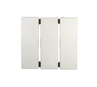 Hager 16651404 Wall Plate/Switch Cover Aluminium Wall Plates & Switch Covers (Aluminium)