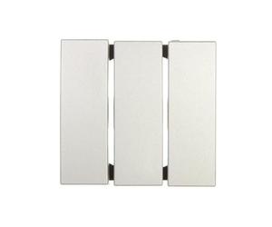 Hager 16651404 Wall Plate/Switch Cover Aluminium Wall Plates & Switch Covers (Aluminium)