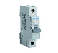 Hager MTN116 Miniature Circuit Breaker, 1 Pole, 1 Module, Type B, 6 kA Breaking Capacity, 16 A Current