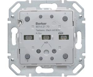 Hager 2 Gang Push Button Module With Bus Coupling Unit - 80142170