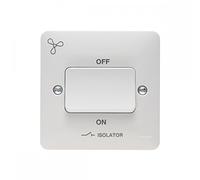 Hager WMPS3PI Sollysta White Moulded 3 Pole Isolator Switch