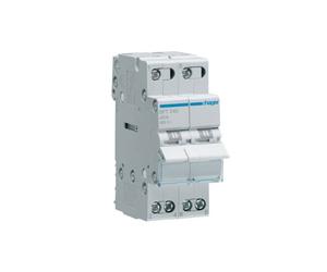 Hager 40A 2 Pole Modular Changeover Switch I-0-II - SFT240