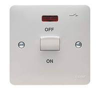 Hager 50A Double Pole Switch 1 Gang with LED Indicator