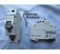 Hager 6 AMP TYPE D 10 kA MCB CIRCUIT BREAKER 230/400V ND106 464106