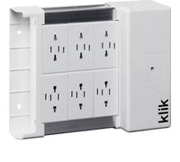 Hager 6 Way Klik Lighting Distribution Unit Klds6