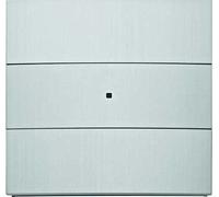 Hager 75163094 Light Switch Aluminium - Light Switches (Aluminium, Aluminium, IP20, 88.5 mm, 88.5 mm, 1 Piece(s))