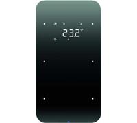 Hager 75642065 - Socket (5 - 45 °C, Black, Glass, IP20, 81 mm, 23 mm)